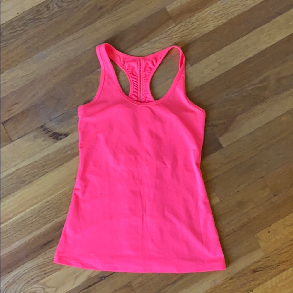 SO Bright Pink Racer Back Top